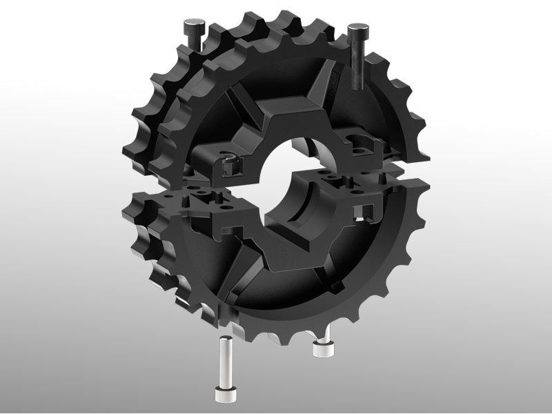 Split sprocket 23 teeth - Part.566